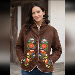 Embroidered jacket NWOT